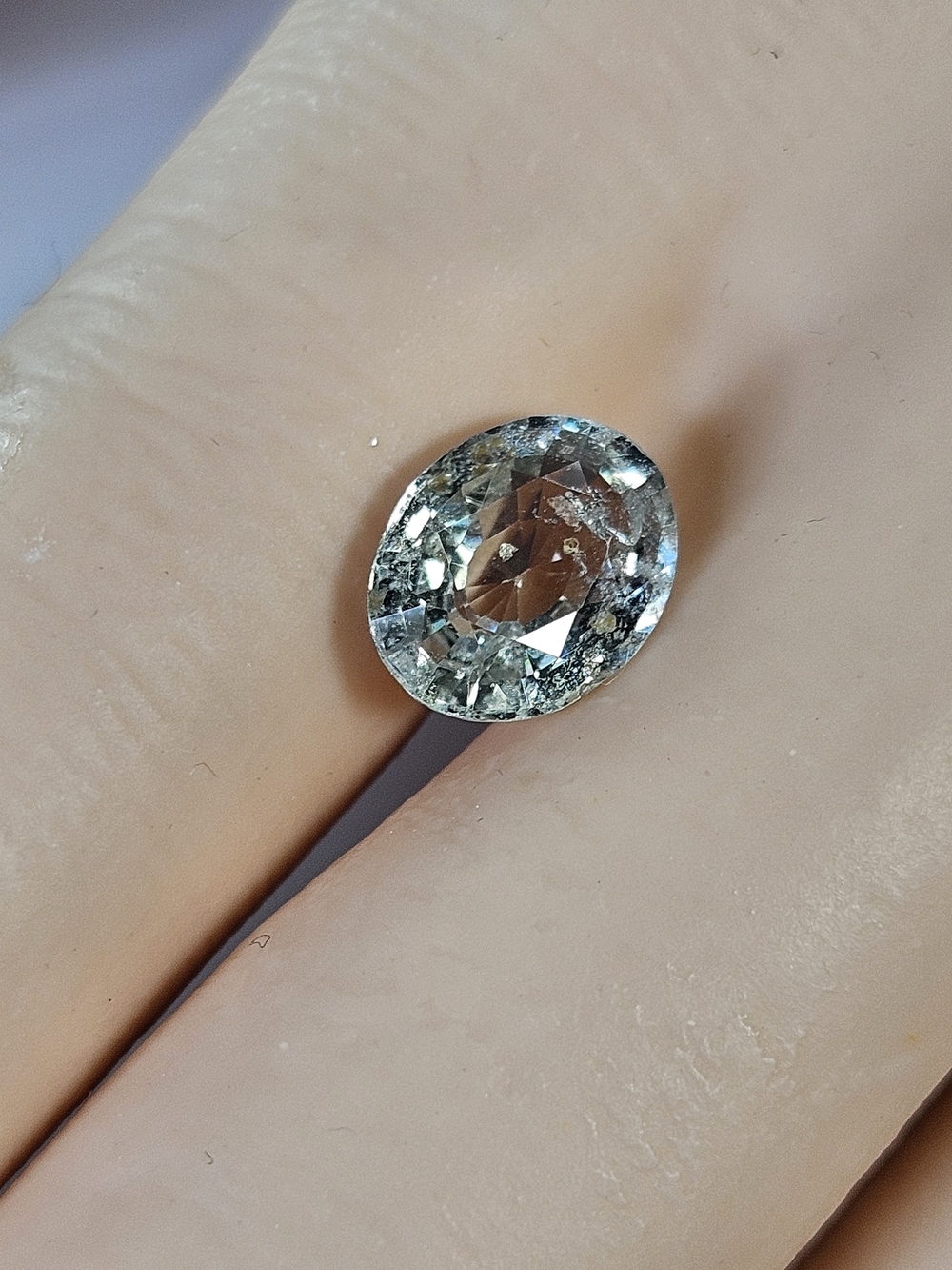 Certified Natural 3.03ct. Bluish Green Sapphire